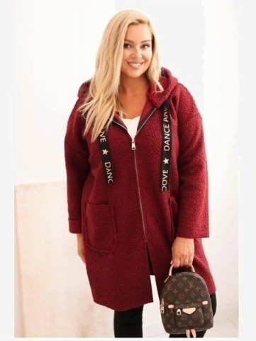 Dámsky kabát Plus Size z...