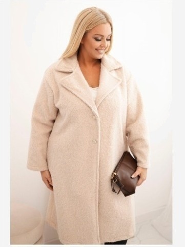 Dámsky kabát Plus Size s...