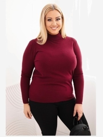 Dámsky sveter Plus Size z...