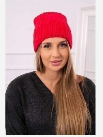 Dámska čiapka Rebeka K345 červená