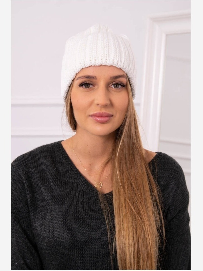 Dámska čiapka Rebeka K345 biely