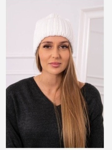 Dámska čiapka Rebeka K345 biely