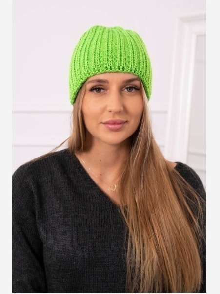 Dámska čiapka Rebeka K345 zelený neón