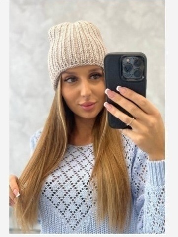 Dámska čiapka Rebeka K345 béžová