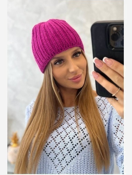 Dámska čiapka Rebeka K345 fuchsiová