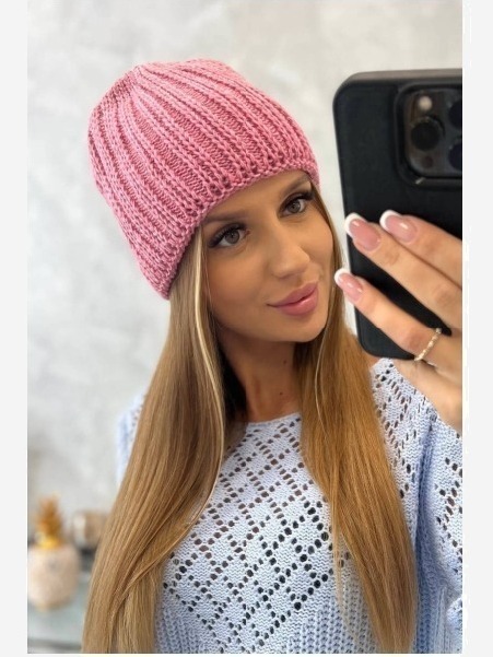 Dámska čiapka Rebeka K345 ružová