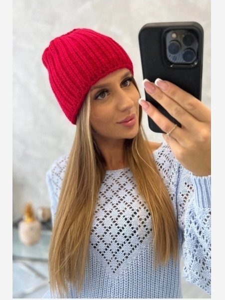 Dámska čiapka Rebeka K345 červená