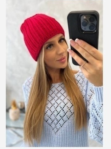 Dámska čiapka Rebeka K345 červená