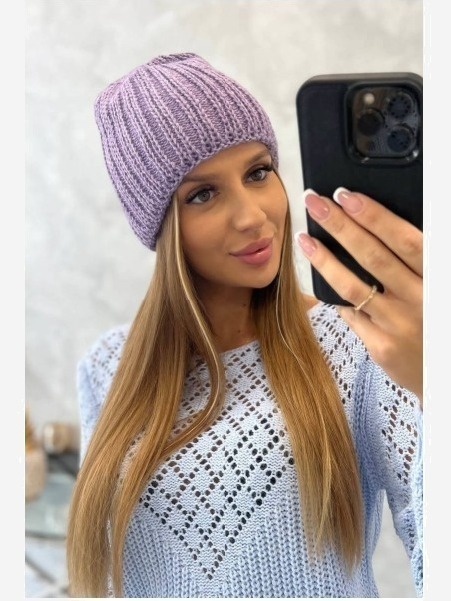 Dámska čiapka Rebeka K345 fialový