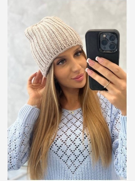 Dámska čiapka Rebeka K345 béžová