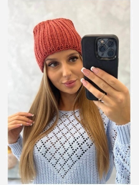 Dámska čiapka Rebeka K345 bordó