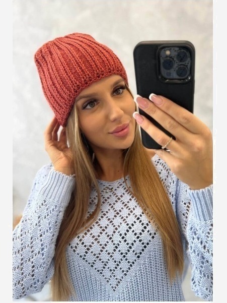 Dámska čiapka Rebeka K345 bordó