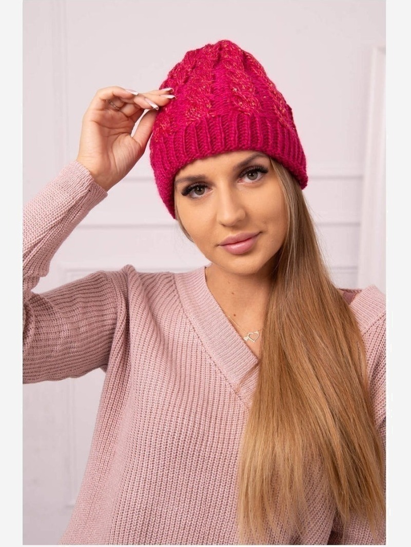 Dámska čiapka Kalina K362 fuchsiová