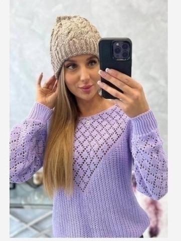 Dámska čiapka Kalina K362 tmavo béžová