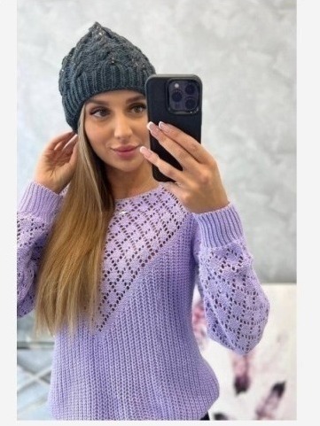 Dámska čiapka Kalina K362 tmavošedý