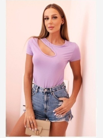 Dámske bavlnené body s V...