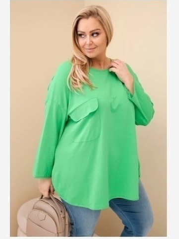Dámska blúzka Plus Size s...