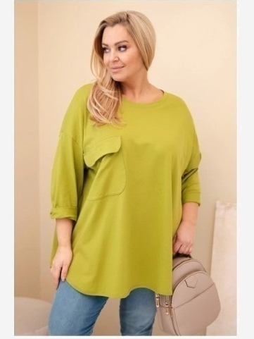 Dámska blúzka Plus Size z...