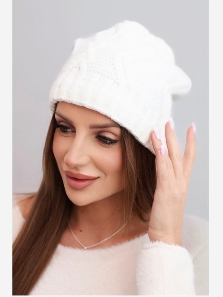 Čapica s fleece Sylwia K244 námornícka modrá