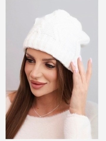 Čapica s fleece Sylwia K244 námornícka modrá