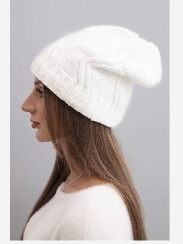 Čapica s fleece Sylwia K244 námornícka modrá