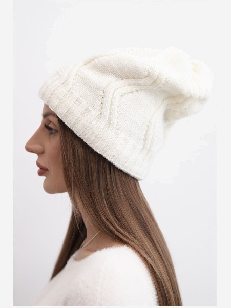Čapica s fleece Sylwia K244 námornícka modrá