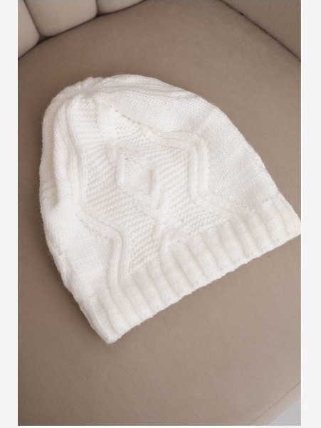 Čapica s fleece Sylwia K244 námornícka modrá
