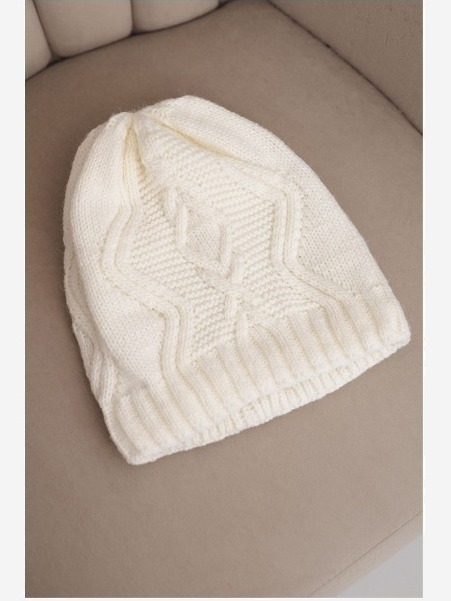 Čapica s fleece Sylwia K244 námornícka modrá