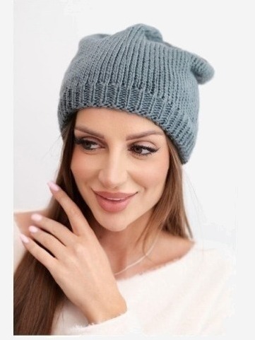 Čiapka s otočením nahor Magda K293 ťavej farby