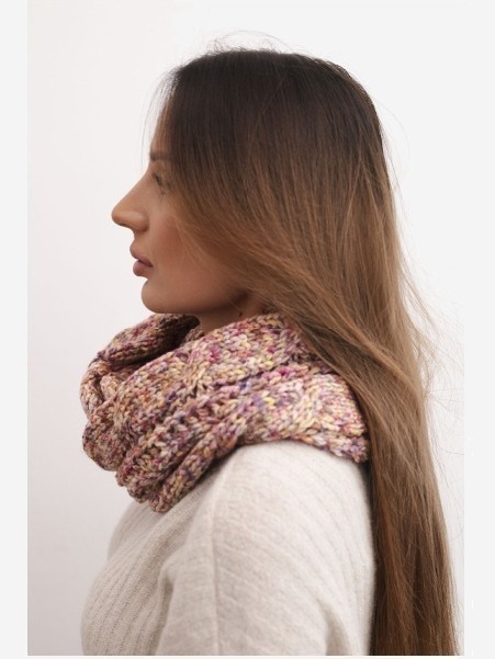 KN15 Dámsky komín zelený neón