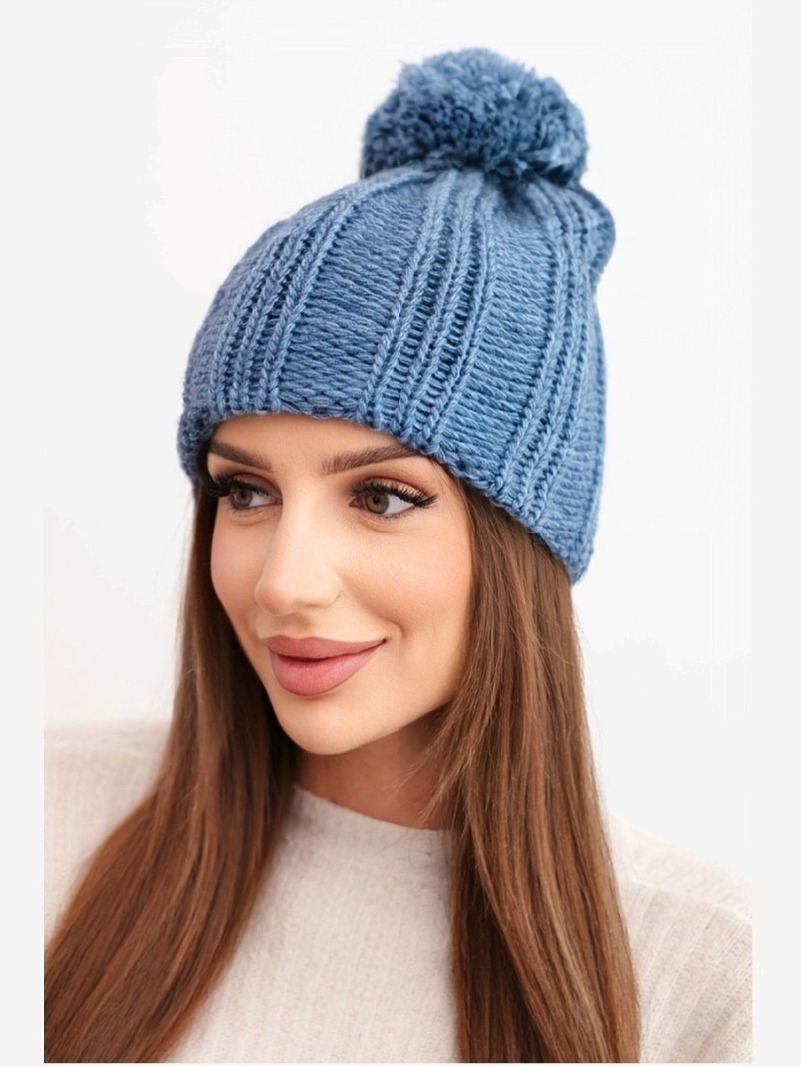 Čapica s fleece Idalia K284 hnedá