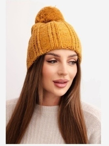 Čapica s fleece Idalia K284 hnedá