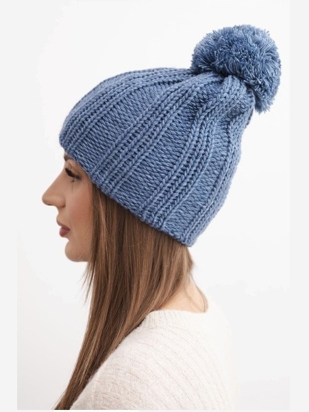 Čapica s fleece Idalia K284 hnedá