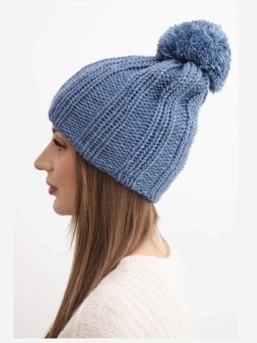 Čapica s fleece Idalia K284 hnedá