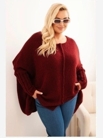 Dámsky sveter Plus Size z...