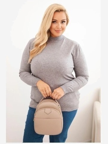 Dámsky sveter Plus Size z...