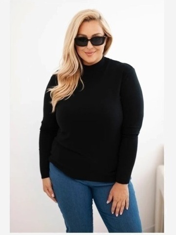 Dámsky sveter Plus Size z...