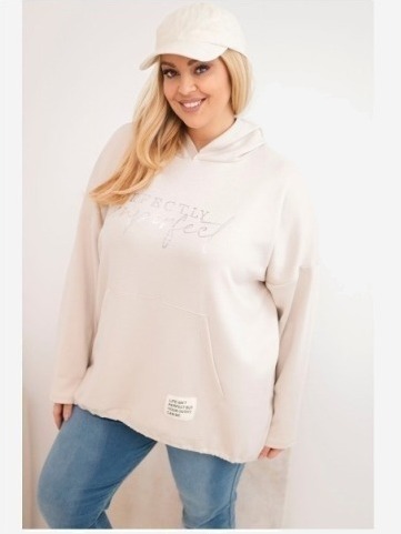 Dámska mikina Plus Size s...