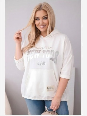 Dámska mikina Plus Size z...