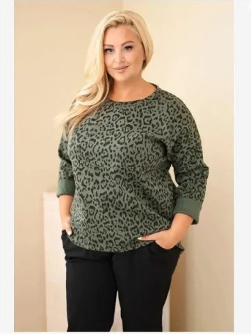 Dámska blúzka Plus Size s...