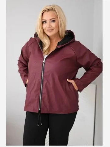 Dámska bunda Plus Size s...