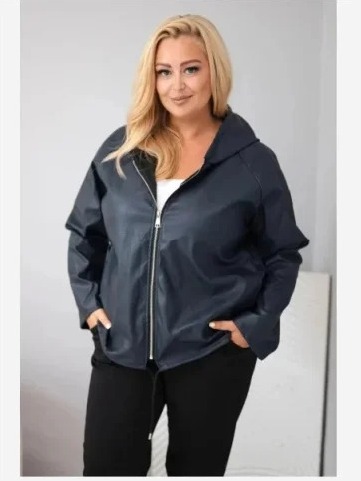 Dámska bunda Plus Size s...