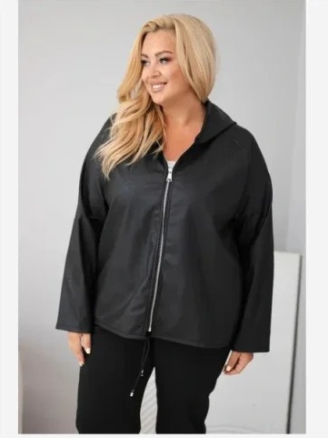 Dámska bunda Plus Size s...