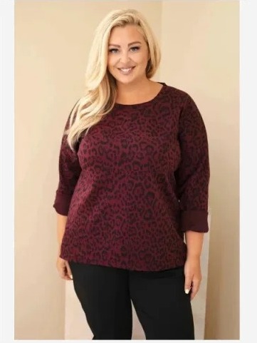 Dámska blúzka Plus Size s...