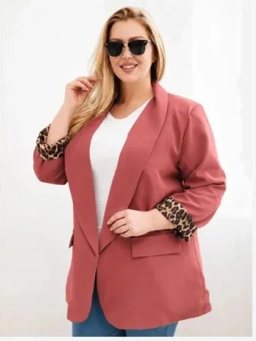 Dámske sako Plus Size s...