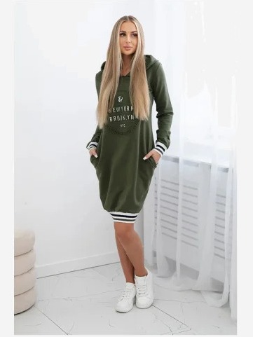 Šaty Brooklyn khaki
