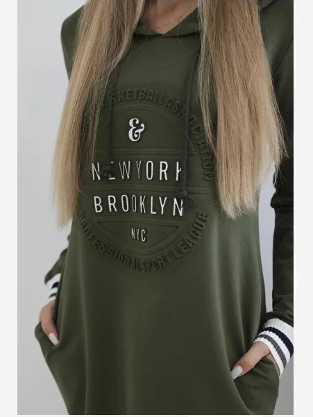 Šaty Brooklyn khaki