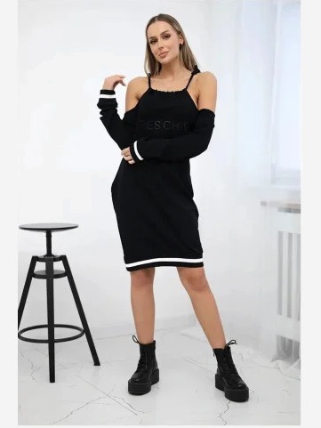 Šaty Tres Chic čierna