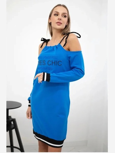 Šaty Tres Chic kráľovská modrá