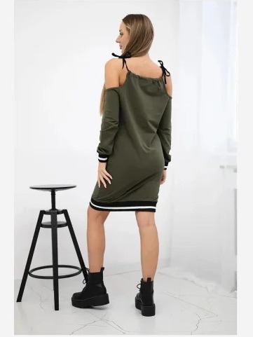 Šaty Tres Chic khaki